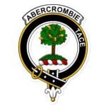 Abercrombie (or Abercromby) Clan Crest Vinyl Sticker