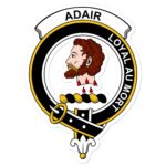 Adair Clan Crest Vinyl Sticker
