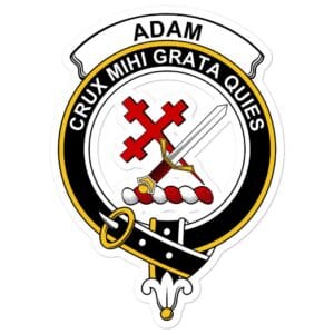 Adam Clan Crest Vinyl Sticker
