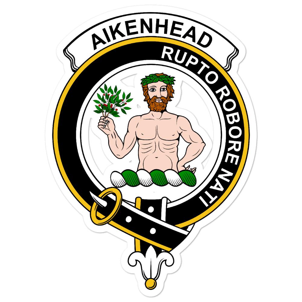 Aikenhead Clan Crest Vinyl Sticker
