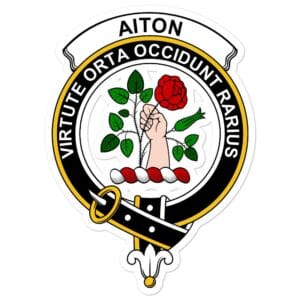 Aiton Clan Crest Vinyl Sticker