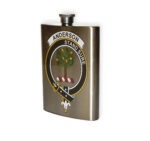 Anderson Clan Crest Flask.