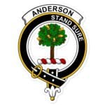 Anderson Clan Crest Vinyl Sticker