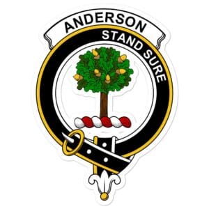Anderson Clan Crest Vinyl Sticker