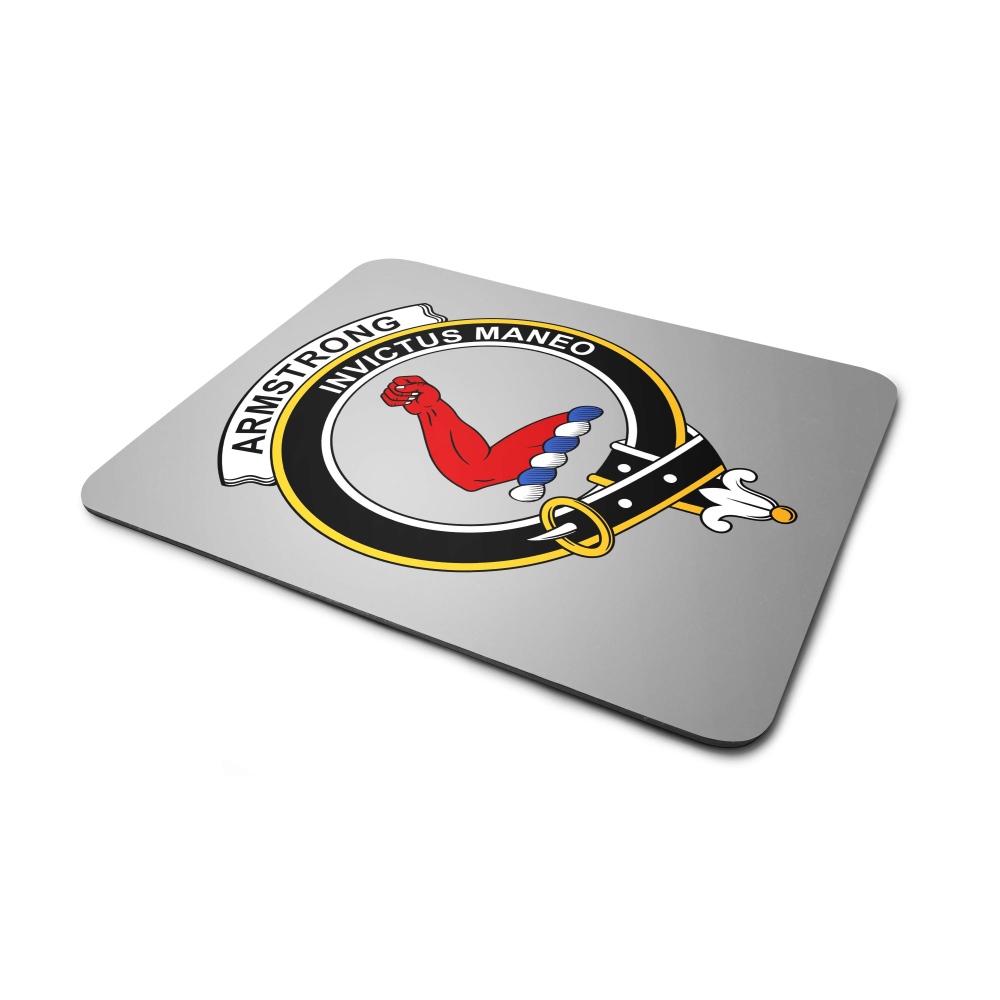 Armstrong Clan Crest Mousepad