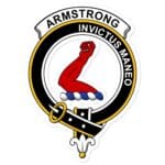 Armstrong Clan Crest Vinyl Sticker