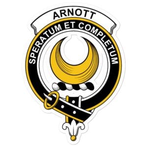 Arnott Clan Crest Vinyl Sticker