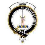 Bain Clan Crest Vinyl Sticker