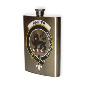 Baxter Clan Crest Flask.