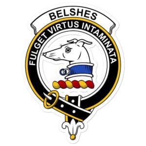 Belshes (or Belsches) Clan Crest Vinyl Sticker