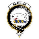 Bethune Clan Crest Vinyl Sticker