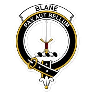 Blane Clan Crest Vinyl Sticker