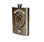 Borthwick Clan Crest Flask.