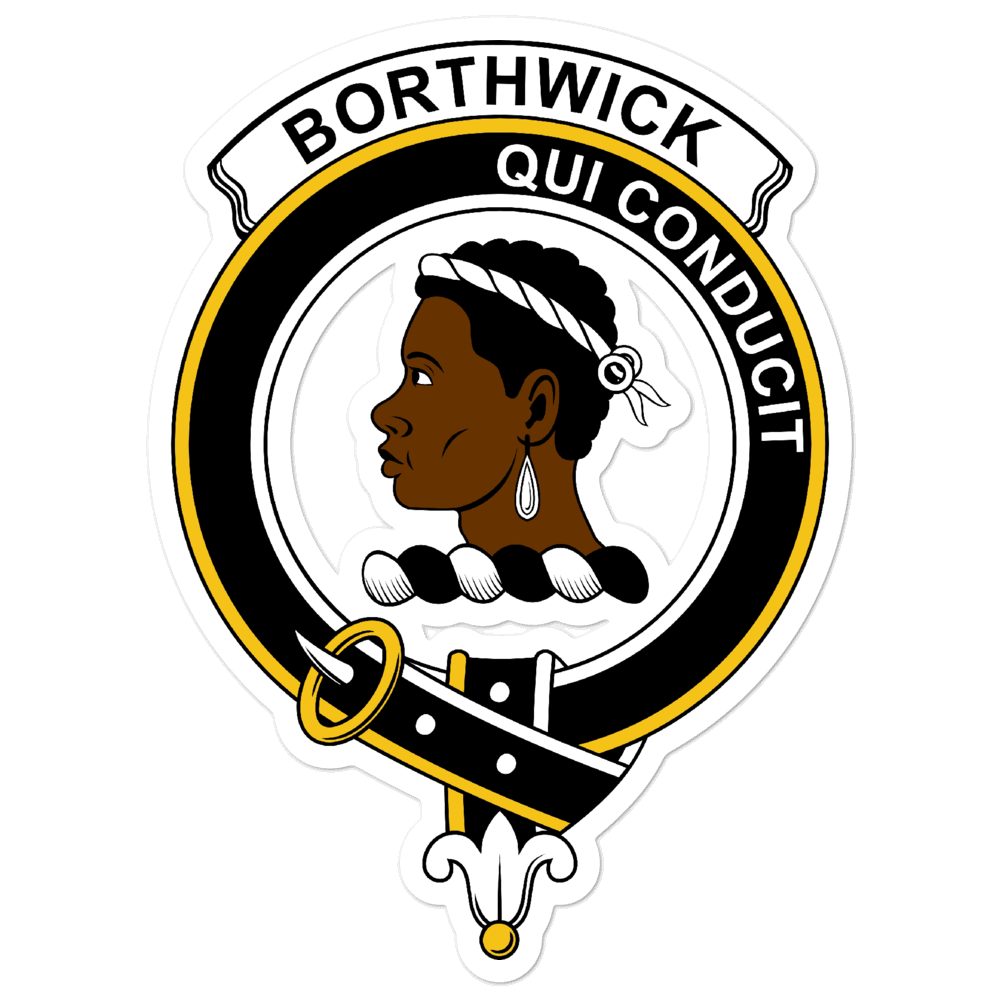 Borthwick Clan Crest Vinyl Sticker