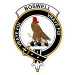 Boswell Clan Crest Vinyl Sticker