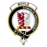 Boyle Clan Crest Vinyl Sticker