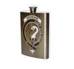 Brisbane Clan Crest Flask.