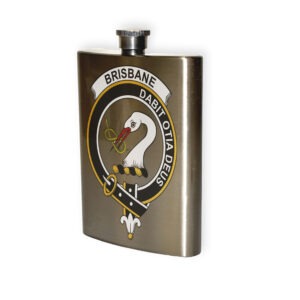 Brisbane Clan Crest Flask.