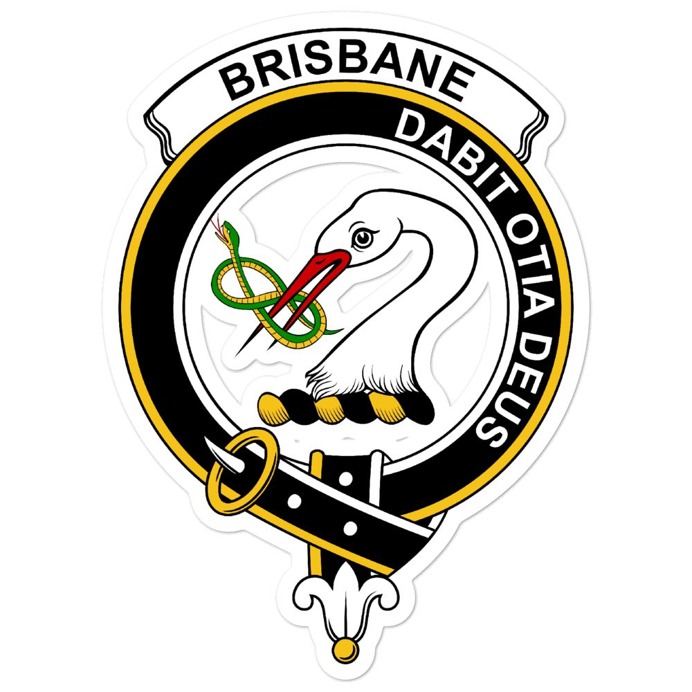 Brisbane Clan Crest Vinyl Sticker
