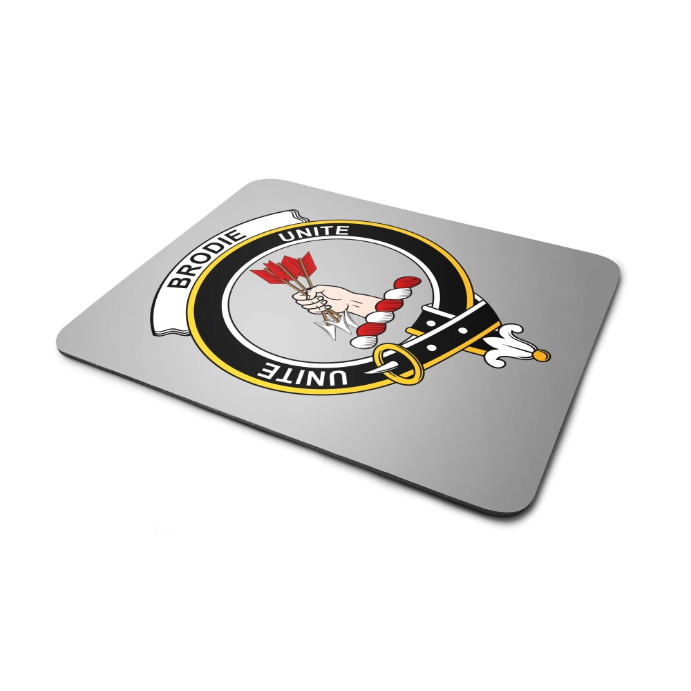 Brodie Clan Crest Mousepad