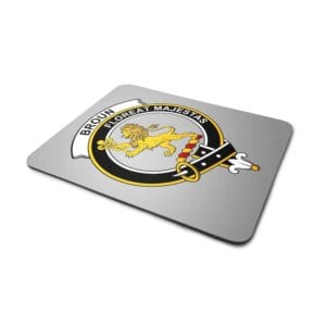 Broun Clan Crest Mousepad