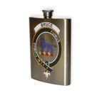 Bruce Clan Crest Flask.