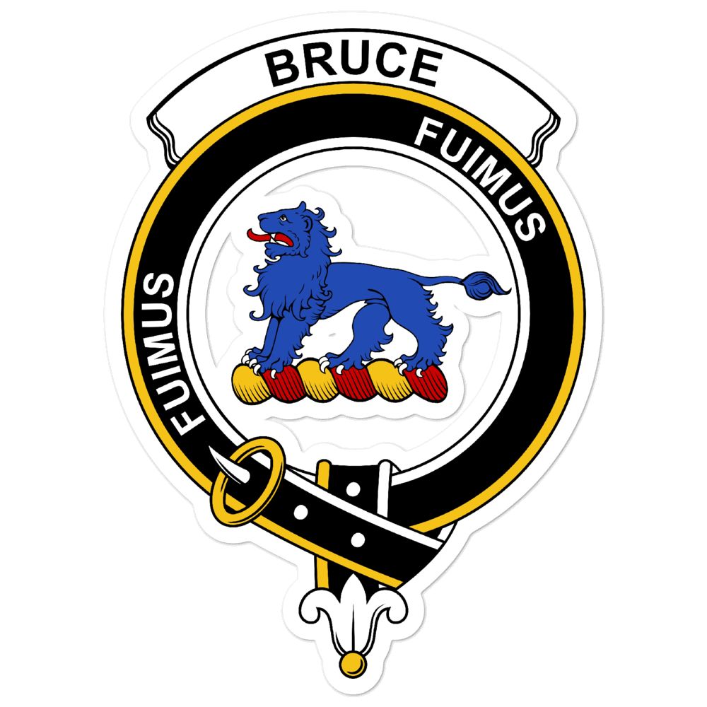 Bruce Clan Crest Vinyl Sticker