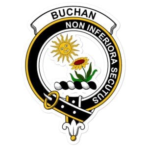Buchanan Clan Crest Vinyl Sticker