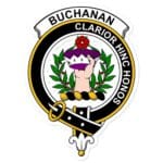 Buchan Clan Crest Vinyl Sticker
