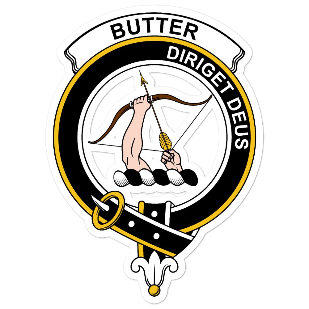 Butter Clan Crest Vinyl Sticker