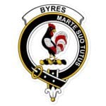 Byres Clan Crest Vinyl Sticker