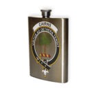 Cairns Clan Crest Flask.