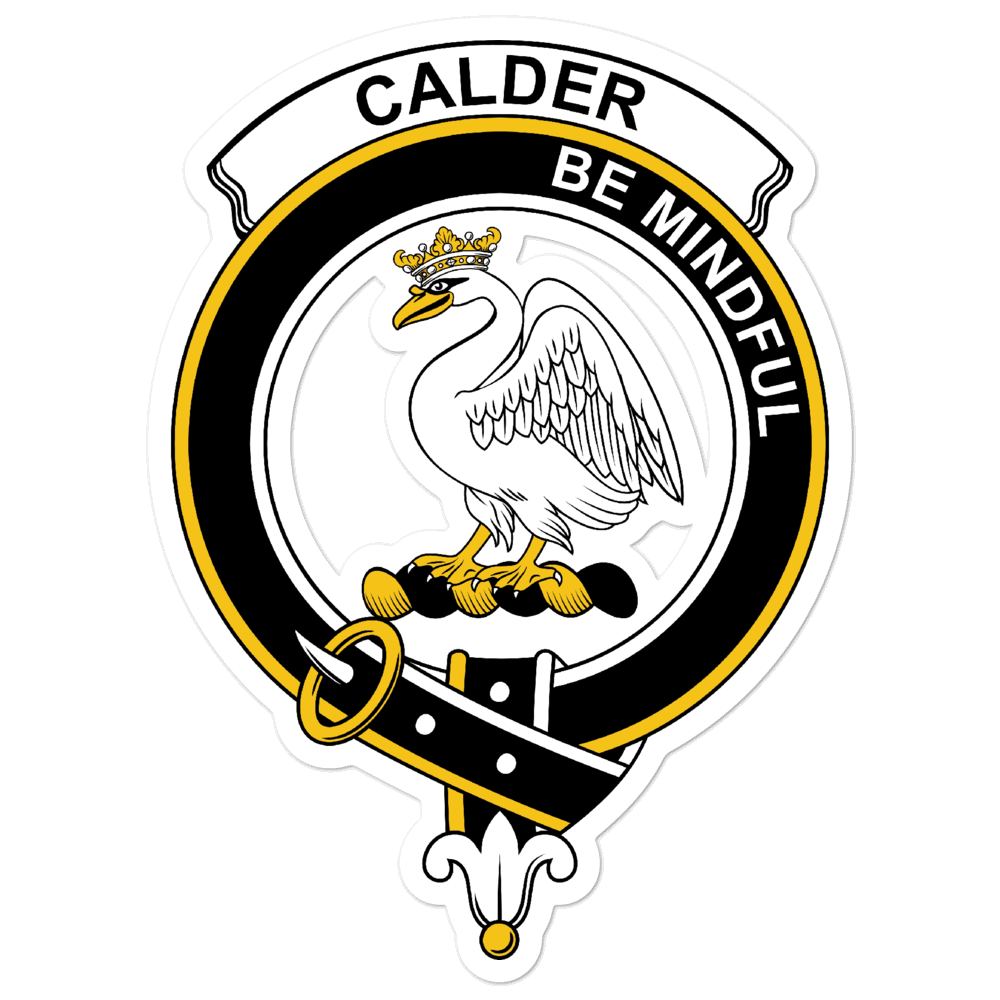 Calder (Calder-Campbell) Clan Crest Vinyl Sticker