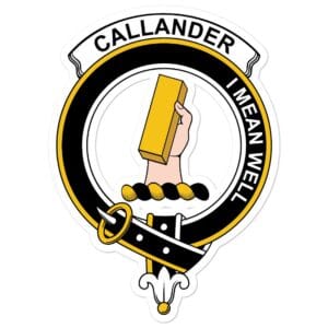 Callander Clan Crest Vinyl Sticker