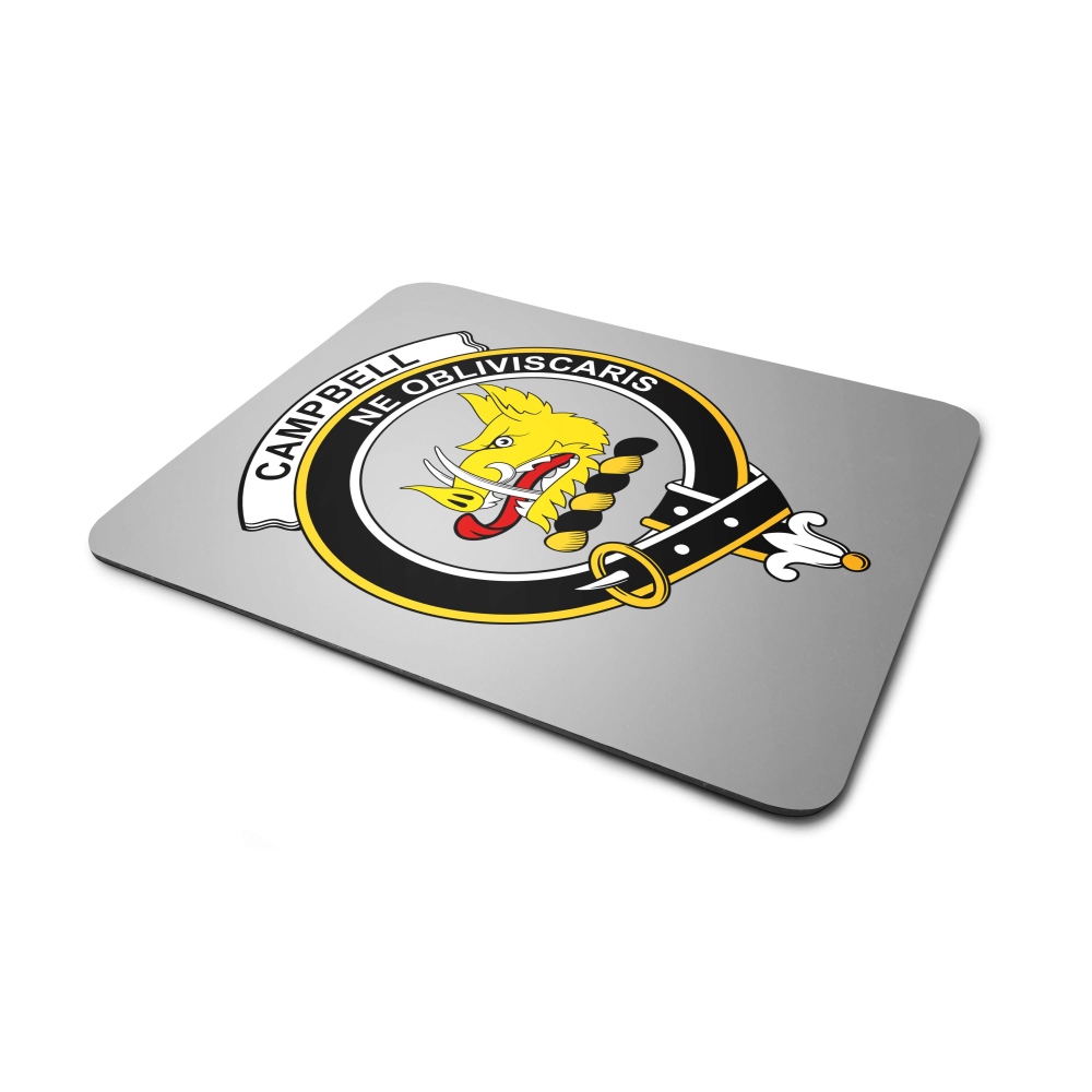 Campbell Clan Crest Mousepad