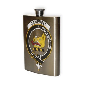 Campbell Clan Crest Flask.