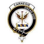 Carnegie Clan Crest Vinyl Sticker