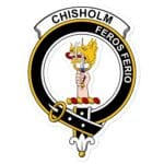 Chisholm Clan Crest Vinyl Sticker