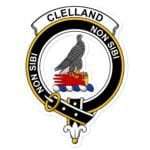 Clelland Clan Crest Vinyl Sticker