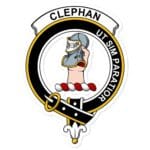 Clephan (or Clephane) Clan Crest Vinyl Sticker