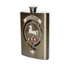 Cochrane Clan Crest Flask.
