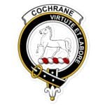 Cochrane Clan Crest Vinyl Sticker