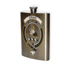 Craig Clan Crest Flask.