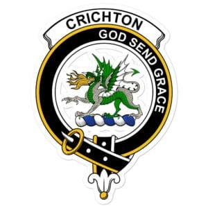 Crichton Clan Crest Vinyl Sticker