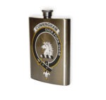 Cunningham Clan Crest Flask.
