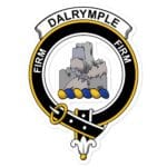 Dalrymple Clan Crest Vinyl Sticker