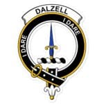 Dalzell Clan Crest Vinyl Sticker
