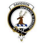 Davidson Clan Crest Vinyl Sticker