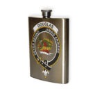 Douglas Clan Crest Flask.
