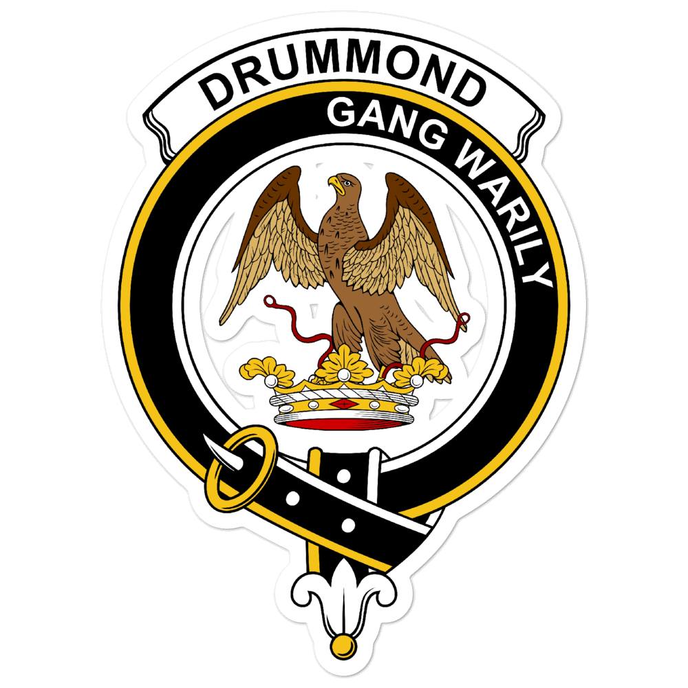 Drummond Clan Crest Vinyl Sticker